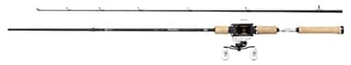 Abu Garcia MAX PRO Ensemble Canne et Moulinet Casting pour la Pêche des Carnassiers au Leurre en Eau Douce, pêche en rivière, pêche au leurre, brochet - perche - sandre, unisexe, blanc