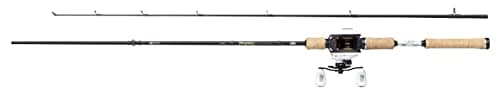 Abu Garcia MAX PRO Ensemble Canne et Moulinet Casting pour la Pêche des Carnassiers au Leurre en Eau Douce, pêche en rivière, pêche au leurre, brochet - perche - sandre, unisexe, blanc