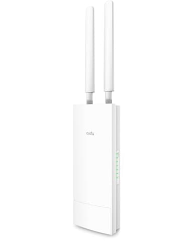 Cudy Routeur Modem Extérieur 4G LTE Cat 4 Débloqué, WiFi N300, IP65, Antennes Amovibles, PoE Passif, Montage sur Poteau Ou Mural, VPN, LT400-Outdoor