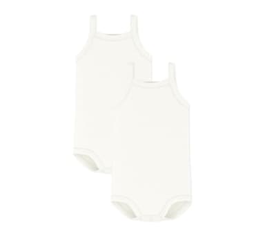 Petit Bateau Lot de 2 Bodies à Bretelles Bébé Fille 24 Mois