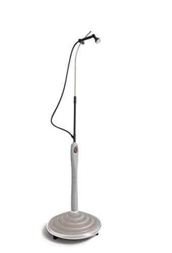 GF Garden Solaire Sunny Style Premium, Douche de Jardin, Piscine, pour l’extérieur, idéale Aussi en Vacance et Camping, avec mélangeur pour Eau Chaude et Froide, Gris