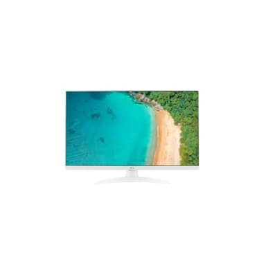 Ecran LG 27 TV Blanc IPS 16:9 1920x1080 250cd/m² 2xHDMI USB 2.0 Slot CI HPs Tuner TNT DVB-T/T2 DVB-C DVB-S/S2 Bluetooth Audio WiFi WebOS