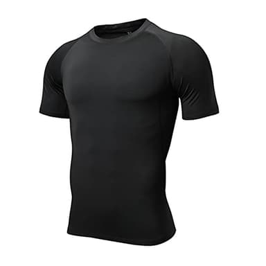ATRACTIVOLL T-Shirt de Sport pour Homme, Tee Shirt pour Fitness Respirant et Séchage Rapide Athlétique Hauts à Manches Courtes de Entraînement Marathon Courir Gym