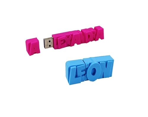 3DKORE - Clé USB Personnalisée - 32/64 go - USB 3.0 - Personnalisable avec Texte - 18 Couleurs au Choix