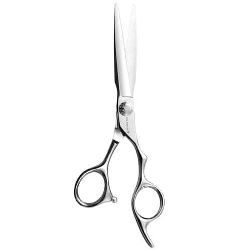 Ciseaux Coiffure AOLANDUO 6" - Acier 440C Ultra-Tranchant - Ciseaux Coiffure Professionnel - Mouvement Fluide & Coupe Fine - Scissors Durable pour Barbiers et Professionnels de la Coiffure