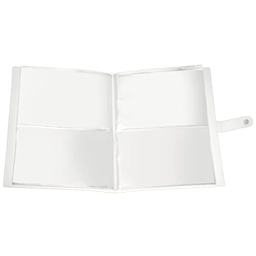GLOBLELAND 1 Set Clear Timbres Stockage Livre Collection Page Protecteurs Transparent Pliable Album Photo Scrapbooking pour 160pcs Timbres Photos, 11x16.5 Pouce / 280x420 mm