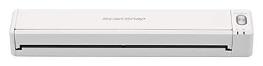 ScanSnap iX100 Blanc - Scanner Portable de Documents - Scanner Rechargeable, A4, sans Fil avec WiFi et USB