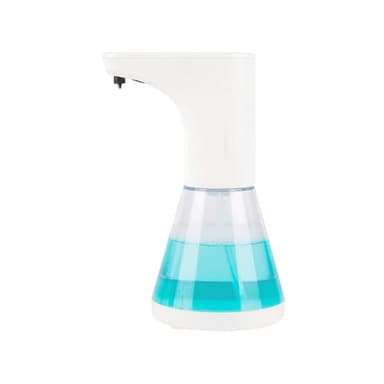 SYALEO Distributeur Automatique de Savon Liquide sans Contact, à Piles, avec Volume de Distribution de Savon réglable, pour Usage Commercial