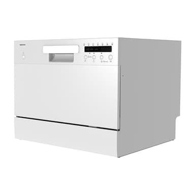 MEDION Lave-vaisselle de table (capacité 6 couverts, 7 programmes de nettoyage, affichage LED, 47 dB, MD37496) argent
