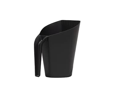 EDA - Pelle à Granulés Jura Montania XL 2,4 litres - pour 1,5 kg de Pellets - Noir, 19,3 x 16,5 x 21,9 cm