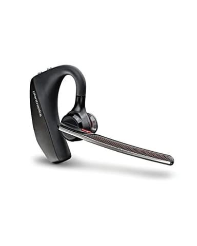 Micro-casque sans fil Plantronics Voyager 5200 Poly, micro-casque Bluetooth monaural avec micro antibruit, design ergonomique, commandes vocales, léger, connexion au mobile/à la tablette via Bluetooth
