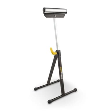 Powerplus Support pour Matériaux en Feuille POWX0700T - Tréteau Réglable et Extensible 485 x 430 mm de max. 60 kg - Hauteur de 680 mm - avec Rouleaux