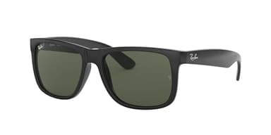Ray-Ban - Justin Wayfarer Lunettes de Soleil - Noir (Black/Green) - 54 mm