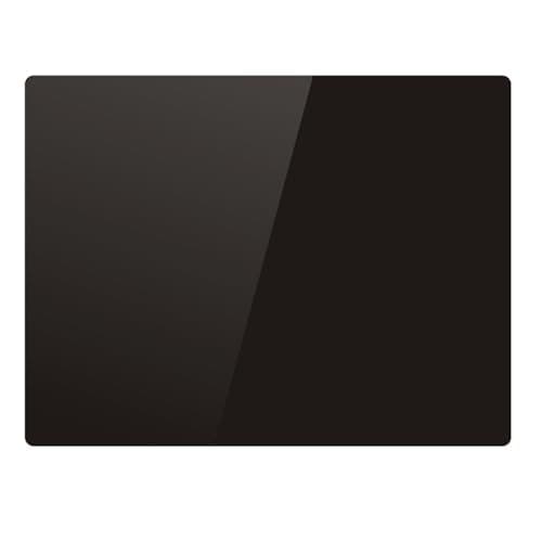 Kalia Radiateur électrique noir à inertie sèche bloc CERAMIQUE + facade VERRE écran LCD 1000W GLASS Norme NF