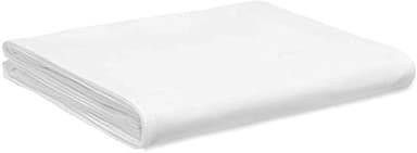 Every Thread Counts - 200 fils – Drap de lit plat 100% coton percale égyptien de luxe (blanc, king size)