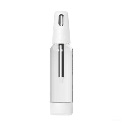 Machine à gazéifier portable pour boissons 1000 ml pour créer des jus et des eaux pétillantes (blanc)