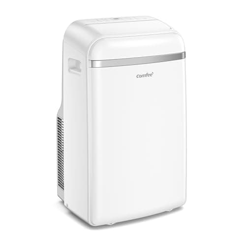 COMFEE' Climatiseur Mobile 12000 BTU/H 3,5 kW, 3 Modes, Fonction Follow Me, Télécommande, pour grandes pièces de 43㎡/117m³, Kit d'évacution inclus, Réfrigérant naturel, PAC 12000