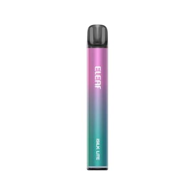 Eleaf Cigarette Électronique iSilk LITE Kit 500mah Fill Atomiseur 2ml&1,ohm Pod Vape Résistance sans Nicotine (Purple-green gradient)