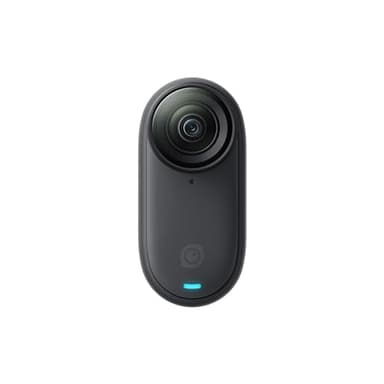 Insta360 GO 3S autonome (Sans Pod/Chargeur) – 128 Go noir, caméra portable 4K pour Vlogging avec stabilisation, 140 minutes d'autonomie, étanche, Apple Find My et design modulaire