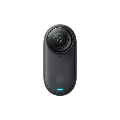 Insta360 GO 3S autonome (Sans Pod/Chargeur) – 128 Go noir, caméra portable 4K pour Vlogging avec stabilisation, 140 minutes d'autonomie, étanche, Apple Find My et design modulaire