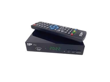 CGV | e-ETIMO Récepteur-enregistreur TNT Full HD (RJ45) | Fonction Enregistrement | USB | DVB-T2 |H.265 HEVC | Dolby Digital +