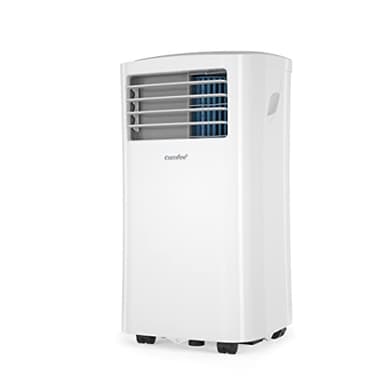 COMFEE' Climatiseur Mobile 8000 BTU/h 2,3kW, 3-EN-1 Refroidisseur Déshumidificateur Ventilateur, Fonction Follow me, Minuterie, Pour salon et appartement de 29㎡/78m³, MPPH-08CRN7, R290