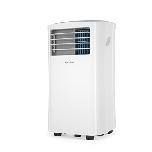 COMFEE' Climatiseur Mobile 8000 BTU/h 2,3kW, 3-EN-1 Refroidisseur Déshumidificateur Ventilateur, Fonction Follow me, Minuterie, Pour salon et appartement de 29㎡/78m³, MPPH-08CRN7, R290