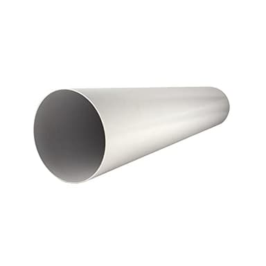 Tuyau de ventilation Ø 150 mm Longueur 1 m en plastique Tube rond Tuyau d'évacuation d'air Ø 15 cm et 100 cm