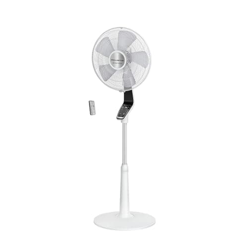 Rowenta Turbo Silence Extreme Ventilateur sur pied, Puissant, Silencieux, Écoénergétique, Design, Timer 12h, Télécommande VU5690F0