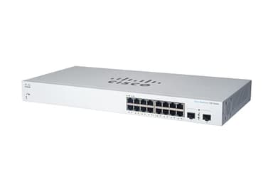 Cisco Commutateur Intelligent Business CBS220-16P-2G | 16 Ports GE | PoE | Ports SFP 2 x 1G | Garantie matérielle limitée de 3 ans (CBS220-16P-2G-EU)
