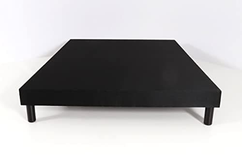 Hévéa Sélection Sommier tapissier VOLIGE DÉCO 160x200 Noir + 4 Pieds
