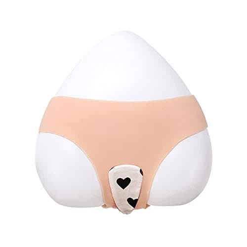 KUMIHO Crossdresser Culotte Slip Femmes Culotte en Silicone Gaff pour Crossdresser Transgenre Drag Queen White