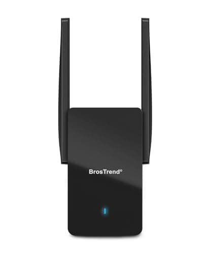 BrosTrend AX3000 Point d'accès WiFi 6, Gigabit Borne WiFi Double Bande, Puissant WiFi Access Point Fiche Murale Jusqu'à 45 Dispositifs, WPA3, Point Acces pour PC, TV, Caméra IP, Console de Jeux etc.