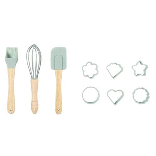 LILY COOK Coffret ustensiles à Patisserie pour Enfants, Gray