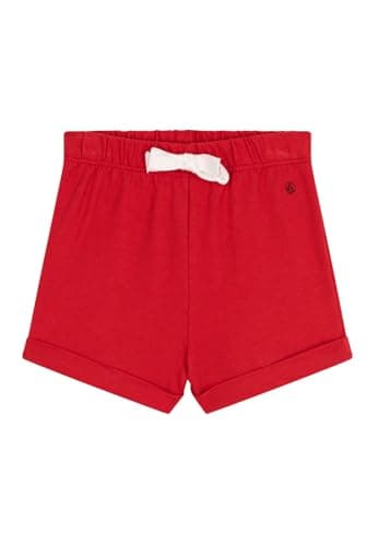 Petit Bateau Bébé Garçon A0cvd Short, Rouge, 24 Mois EU