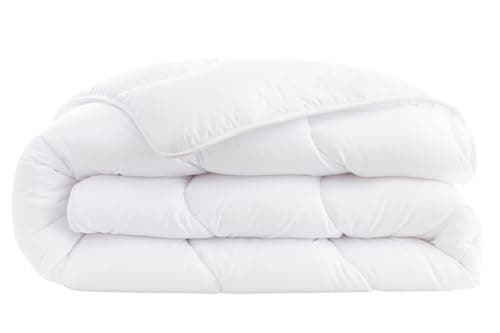 Abeil - Couette Thermofill - Ultra Chaude - Enveloppe Microfibre Douce, Garnissage Polyester 400g/m² - Lavable en Machine - Certifiée Oeko-Tex, 240 x 260 cm