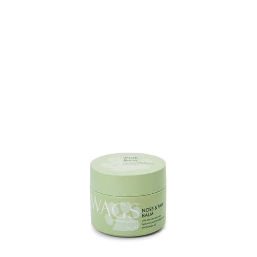 WAGS Baume pour Le Nez et Les Pattes des Chiots et Chiens, pour Pattes Fissurées et Nez Sec avec Aloe Vera et Acide Hyaluronique, Apaisant et Réparateur 50g