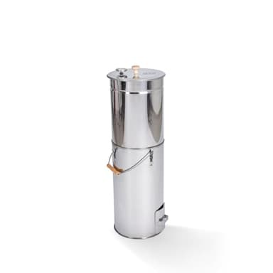 Fumoir de haute qualité KAISER COMPANY '30' l fabriqué en acier inoxydable I Chauffage au bois I Adapté au fumage des poissons I portable de 53 sur 90 cm I Pour 4 kg de viande