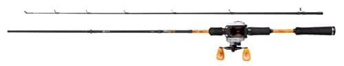 Abu Garcia Max STX Combo Ensemble Canne et Moulinet Casting pour la pêche des carnassiers au leurre en Eau Douce 1,98 m/15-60 g Gris/Orange