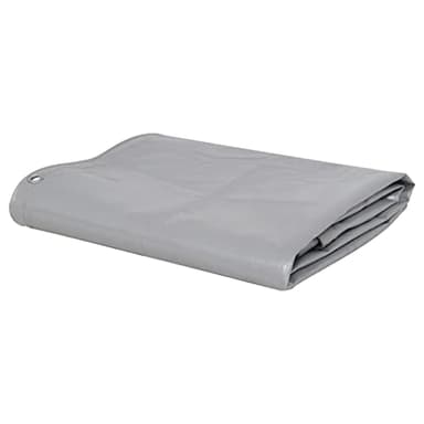 vidaXL Bâche 650 g/m² 3x3 m Gris Couverture de Camping Protection Jardin