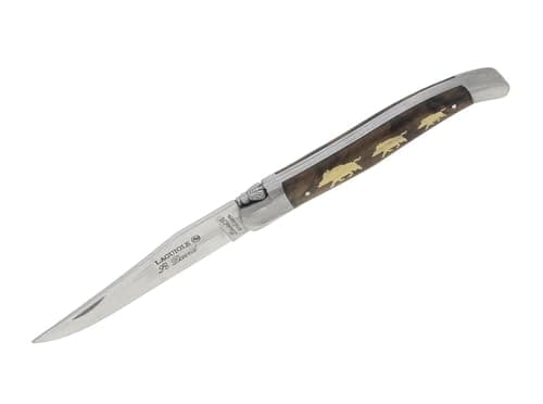Robert David 01RD045 Couteau de Poche Laguiole Sanglier Noyer Lame 10,0 cm 12C27 Multicolore