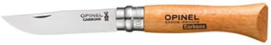 Opinel No 6 Traditionnel Couteau Fermant - acier au carbone - bague de sécurité