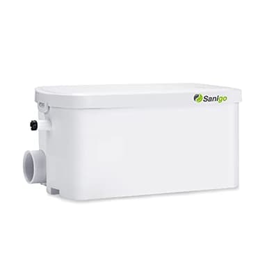 Sanigo SANI-S250C Broyeur sanitaire Pompe à déchets silencieuse, Pompe de relevage Douche équipée de Deux entrées