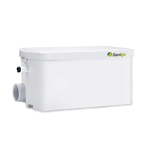 Sanigo SANI-S250C Broyeur sanitaire Pompe à déchets silencieuse, Pompe de relevage Douche équipée de Deux entrées
