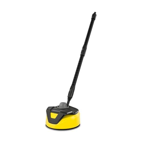Kärcher Nettoyeur de surfaces T-Racer T 5 (protection contre les éclaboussures, pour les grandes surfaces, deux buses à jet plat, poignée pour un travail vertical), noir-jaune