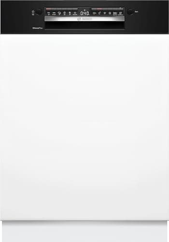 Bosch SMI4HCB19E, Série 4, Lave-vaisselle encastrable, 60cm, 14 couverts, Silence Plus 42 dB, Bandeau noir