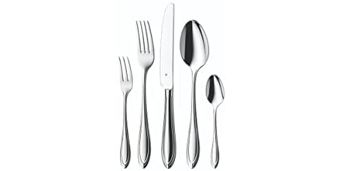 WMF Ménagère Verona 6 personnes, 30 pièces, couteau monobloc, acier inoxydable poli Cromargan, brillant, passe au lave-vaisselle