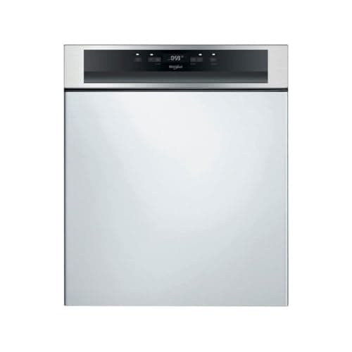 Lave vaisselle encastrable Whirlpool WBC3C26X - Lave vaisselle integrable 60 cm - Classe A++ / 46 decibels - 14 couverts - Intégrable bandeau : Inox