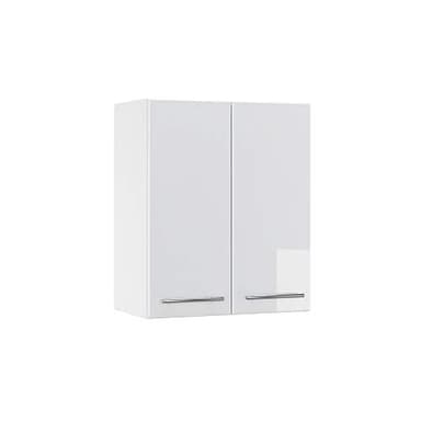 Vicco elément Haut de Cuisine Fame-Line, Blanc Haute Brillance/Blanc, 60 cm