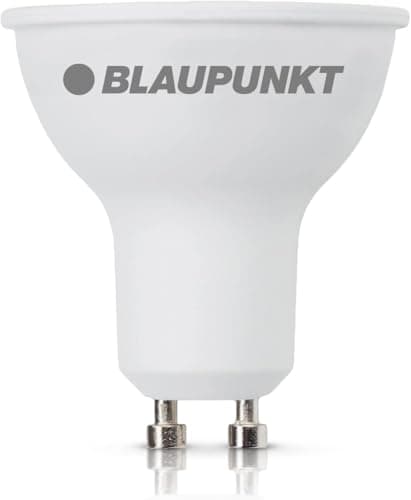 Blaupunkt Ampoule LED GU10 – Spot – Éclairages pour Pièces – 5W – Remplacement de 50W – Blanc Naturel 4000K – 475 lumens – Lampe Économe en Énergie et en Coûts – Lot de 1